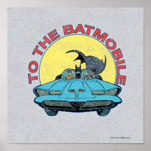 Zum Batmobile - Störungsbild Poster
