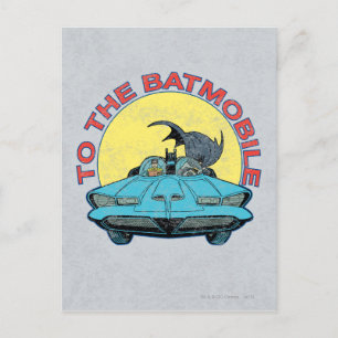 Zum Batmobile - Störungsbild Postkarte