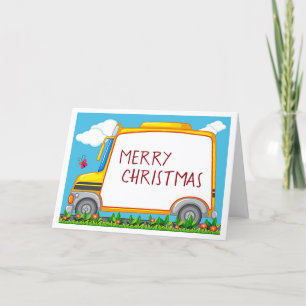 ZUM **BESTEN BUSTREIBER JE** BEI CHRISTMAS FEIERTAGSKARTE