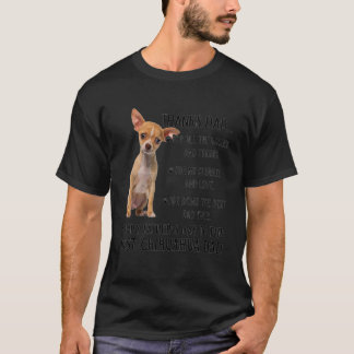 Zum besten Chihuahua-Hund-Vater - Glücklicher Vate T-Shirt