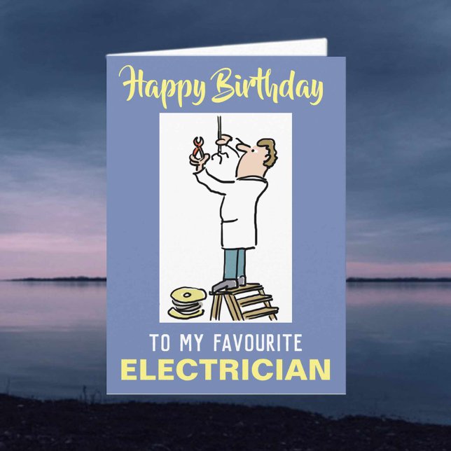 Zum besten elektrischen Fitter Happy Geburtstag Karte (Von Creator hochgeladen)