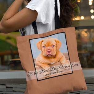 Zum besten Hund aller Muttertag Foto Tote Tasche