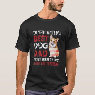Zum besten Hundedaddy der Welt Frohen Vatertag 5 T-Shirt