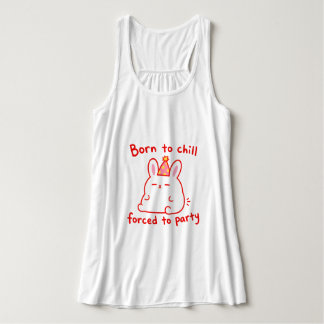 Zum Chillen geborene Party-Häschen Tank Top