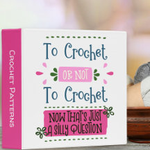 Zum Crochet oder nicht zum Crochet Funny Crochet M