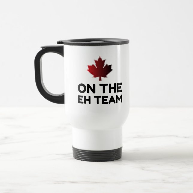 Zum Eh Team Canada Funny Reisebecher (Links)