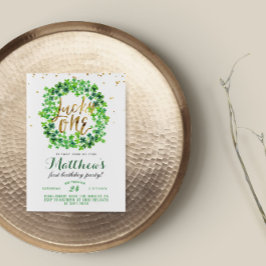 Zum ersten Geburtstag des Glücks zum St. Patrick's Einladung