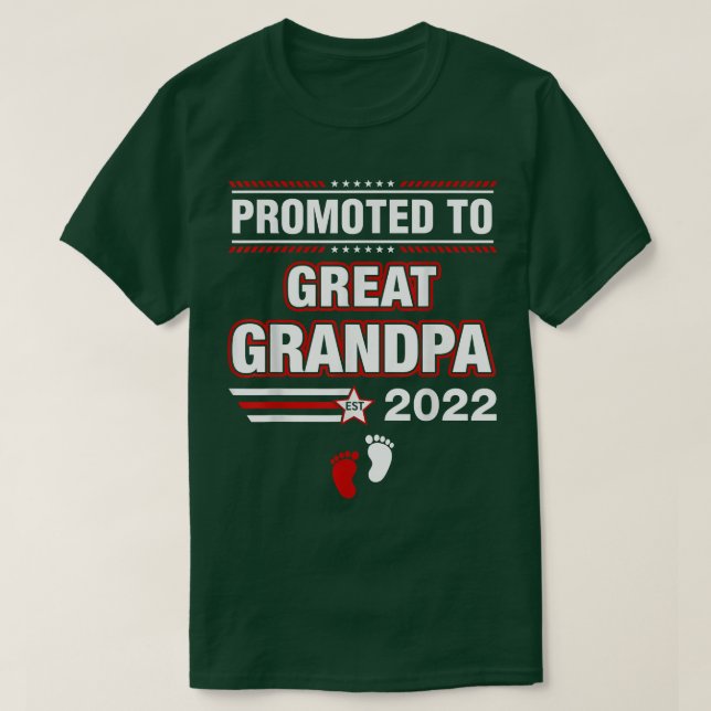 Zum ersten Mal für Großvater Est 2022 Männer beför T-Shirt (Design vorne)