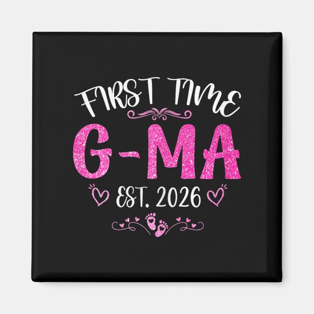 Zum ersten Mal G-ma Est 2026 bald Mama Mütter Da Magnet (Vorne)
