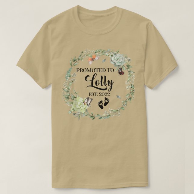 Zum ersten Mal in Lolly Est 2022 Frauen in Blumeng T-Shirt (Design vorne)