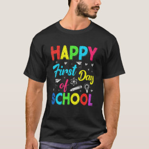 Zum ersten Mal Schullehrer zurück zur Schule T-Shirt