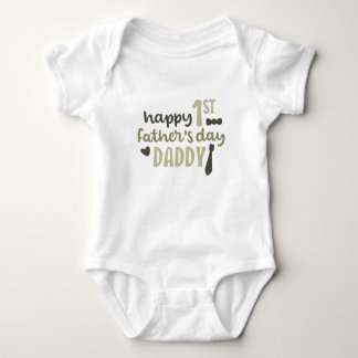 Zum ersten Mal Vater Papa Baby Bodysuit Strampler