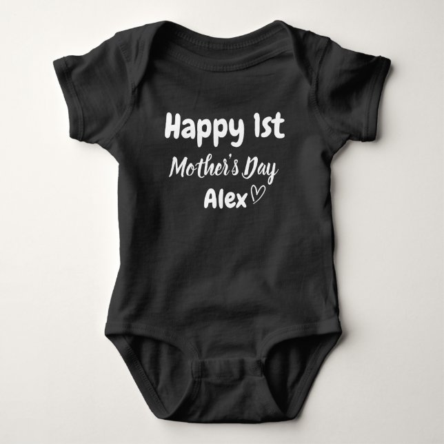 Zum ersten Muttertag, Baby Strampler (Vorderseite)