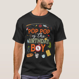 Zum ersten Pop Pop Geburtstag Fishing Geburtstag T-Shirt