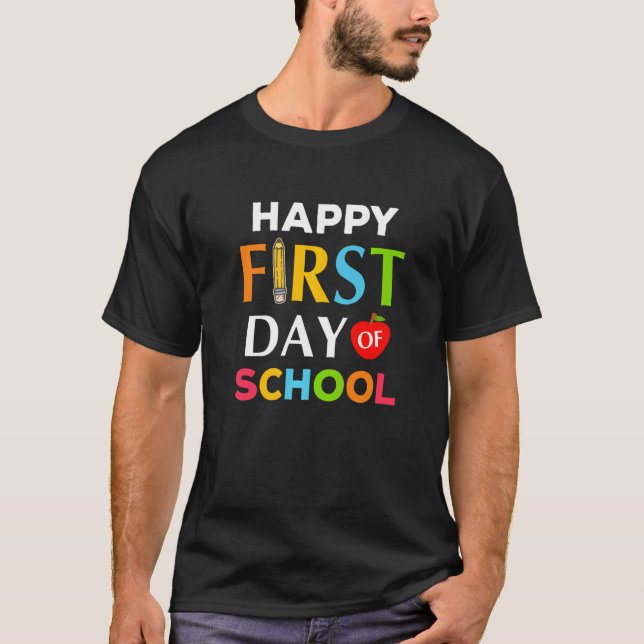 Zum ersten Schultag T-Shirt (Vorderseite)