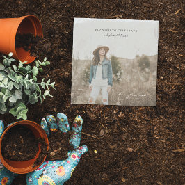 Zum Feiern angebaut | Foto-Gedächtnisgarten Steinuntersetzer