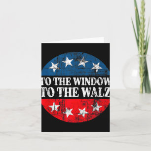 Zum Fenster zum Walzer Kamala Harris B zu der  Karte