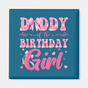 Zum Geburtstag des Vaters Familie Rosa Kokette Magnet