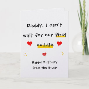 Zum Geburtstag von The Bump - Daddy To Be Geburtst Karte