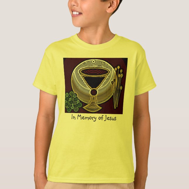ZUM GEDENKEN AN JESUS T-Shirt (Vorderseite)