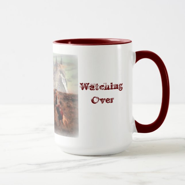 "Zum Gedenken an Major" Tasse (Rechts)