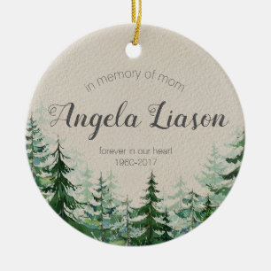 Zum Gedenken an Mama-Weihnachtsverzierung Keramikornament