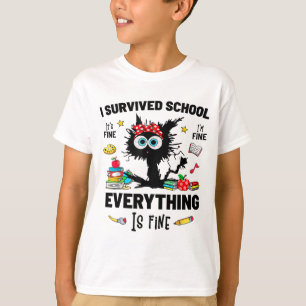 Zum Glück am ersten Schultag ist es gut im F T-Shirt