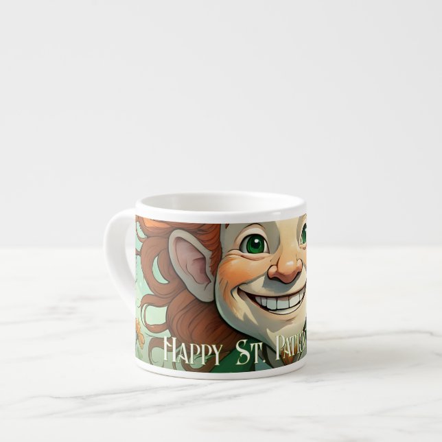 Zum Glück am St. Patrick's Day Espressotasse (Vorderseite Links)