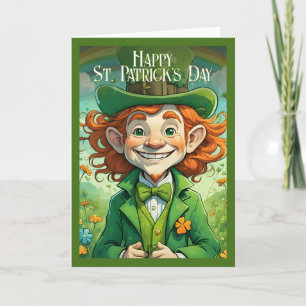 Zum Glück am St. Patrick's Day Karte