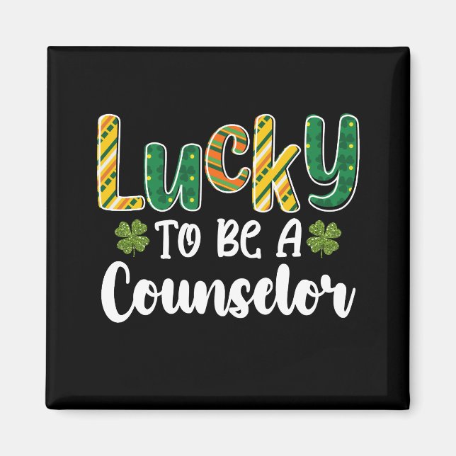 Zum Glück Beraterschule St Patrick's Day Magnet (Vorne)