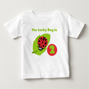 Zum Glück Bug 2. Geburtstag T - Shirt und Geschenk