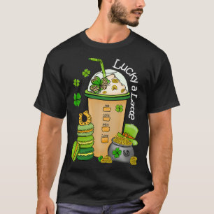 Zum Glück ein Latte-Kaffee St Patricks Day Coffee  T-Shirt