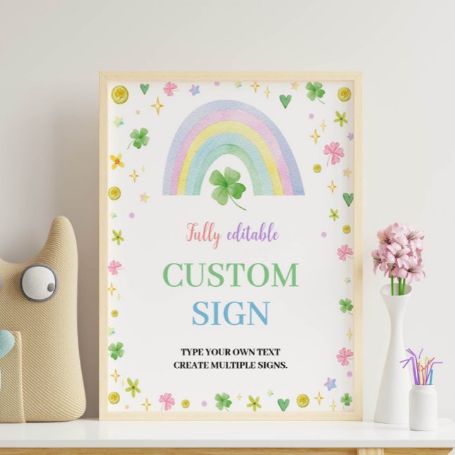 Zum Glück ein St Patrick's Day Geburtstag Custom S Poster (Von Creator hochgeladen)
