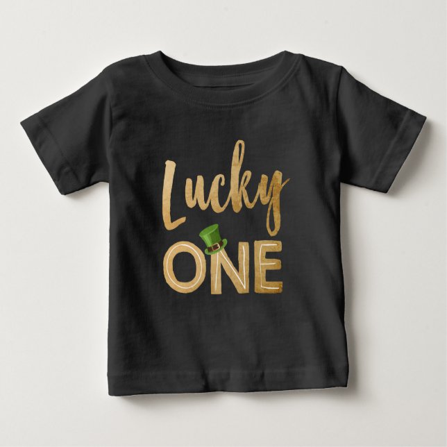 Zum Glück ein St Patrick's Day T - Shirt Baby Klei (Vorderseite)