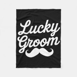 Zum Glück Groom St. Patrick's Day für Paar Ehemann Fleecedecke