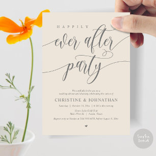 Zum Glück immer nach dem Party Abendessen Tanz Einladung