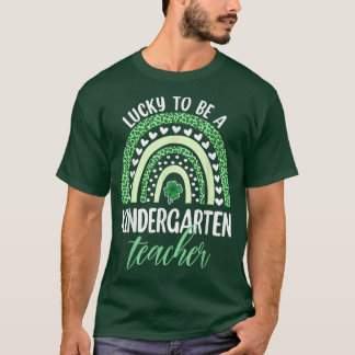 Zum Glück Kindergarten Lehrer T - Shirt St Patr