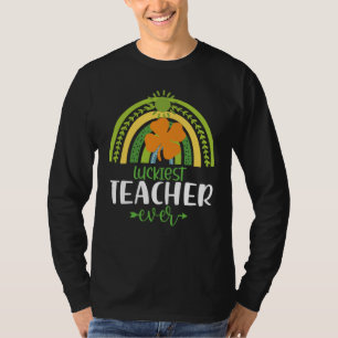 Zum Glück Lehrer je Saint Patrick's Day Irish Sh T-Shirt