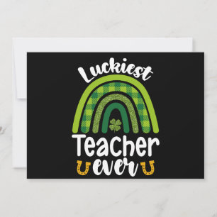 Zum Glück Lehrer je Schule St Patrick's Day Einladung