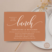 Zum Glück nach dem Mittagessen Elopement, moderne 