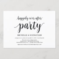 Zum Glück nach dem Party laden Hochzeitsfeiern ein