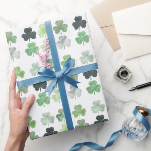 Zum Glück Umschlagpapier - St. Patrick's Day Geschenkpapier