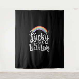 Zum Glück, zum Mittagessen Lady T - Shirt School S Wandteppich