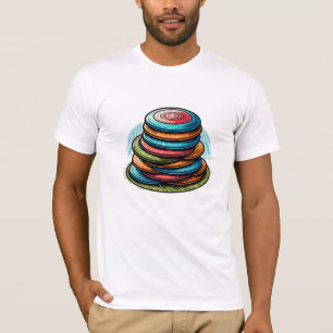 Zum Golf von Disc hinzugefügt   Funny T-Shirt