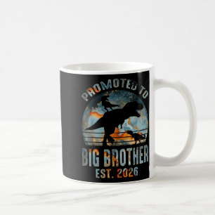 Zum großen Bruder befördert 2026 Dinosaurier T-Rex Kaffeetasse