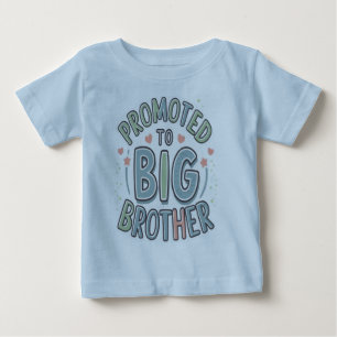 Zum großen Bruder befördert Baby T-shirt