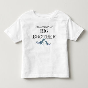 Zum großen Bruder befördert Dinosaurier Trex T-Shi Kleinkind T-shirt