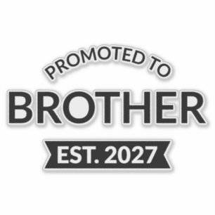 Zum großen Bruder befördert Est 2027 Big Brother I Aufkleber