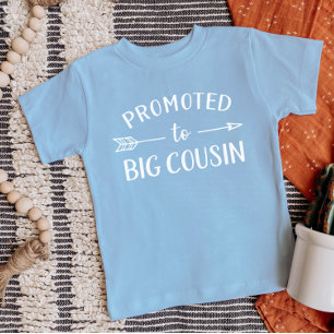 Zum großen Cousin befördert Passende Familie Baby T-shirt