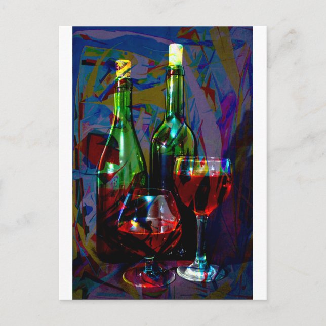 ZUM GUTEN MAL POSTKARTE (Vorderseite)